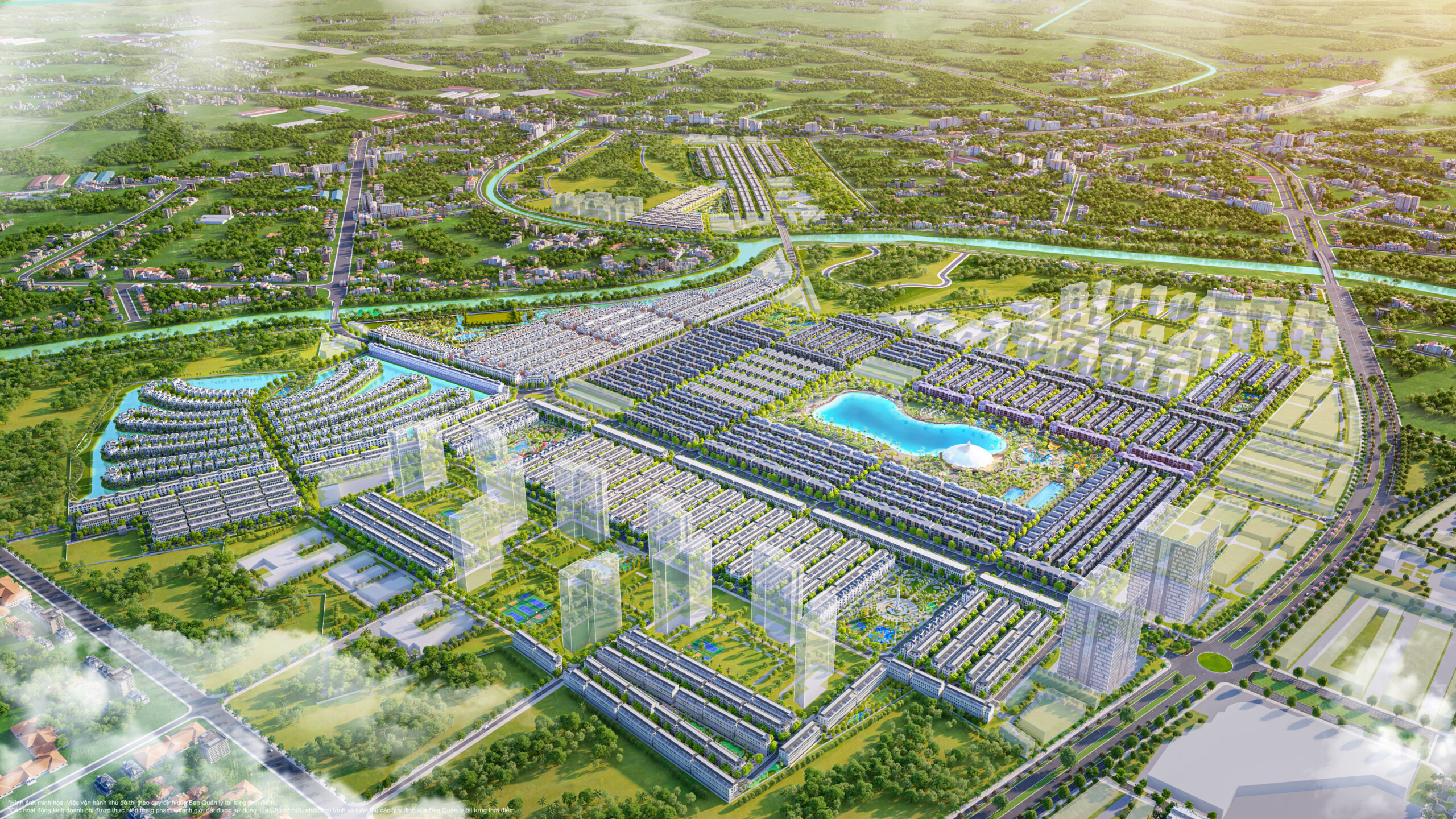 Toàn cảnh quy mô Vinhomes Ocean Park 3 từ trên cao