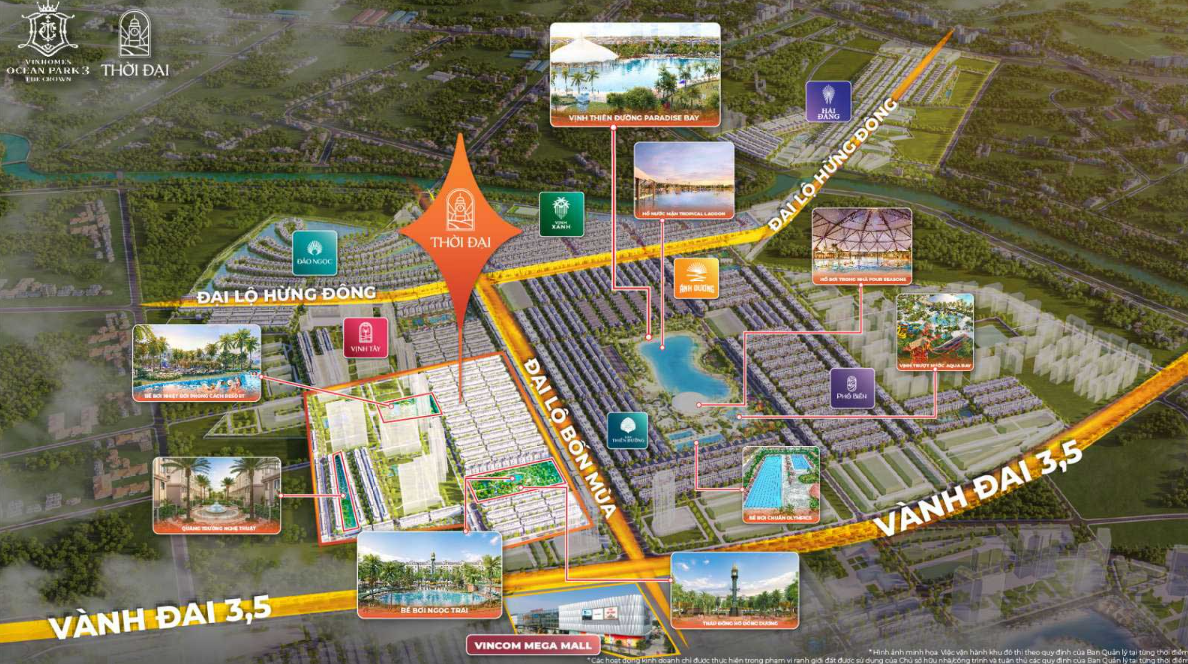 Quy hoạch Vinhomes Ocean Park 3 đồng bộ, được đánh giá cao