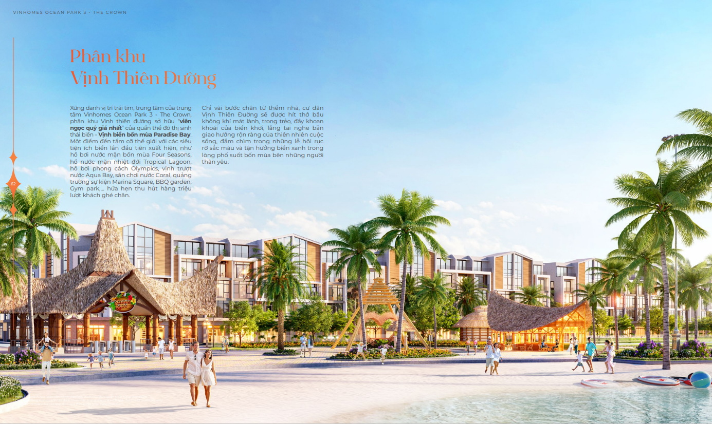 Hồ bơi bốn mùa Four Seasons thuộc phân khu Vịnh Thiên Đường đẹp như một bức tranh