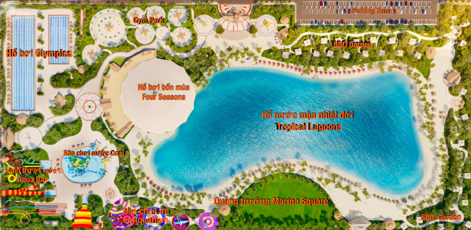 Công viên Gym Park sở trang bị nhiều máy móc hiện đại