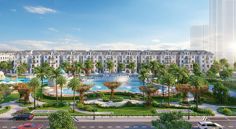 Phân khụ Vịnh Tây sở hữu nhiều tiện ích phục vụ nhu cầu cư dân