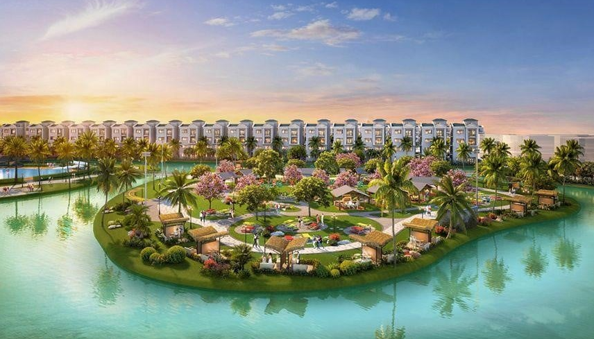 Phân khu Đảo Ngọc được thiết kế giống như Đảo Cọ